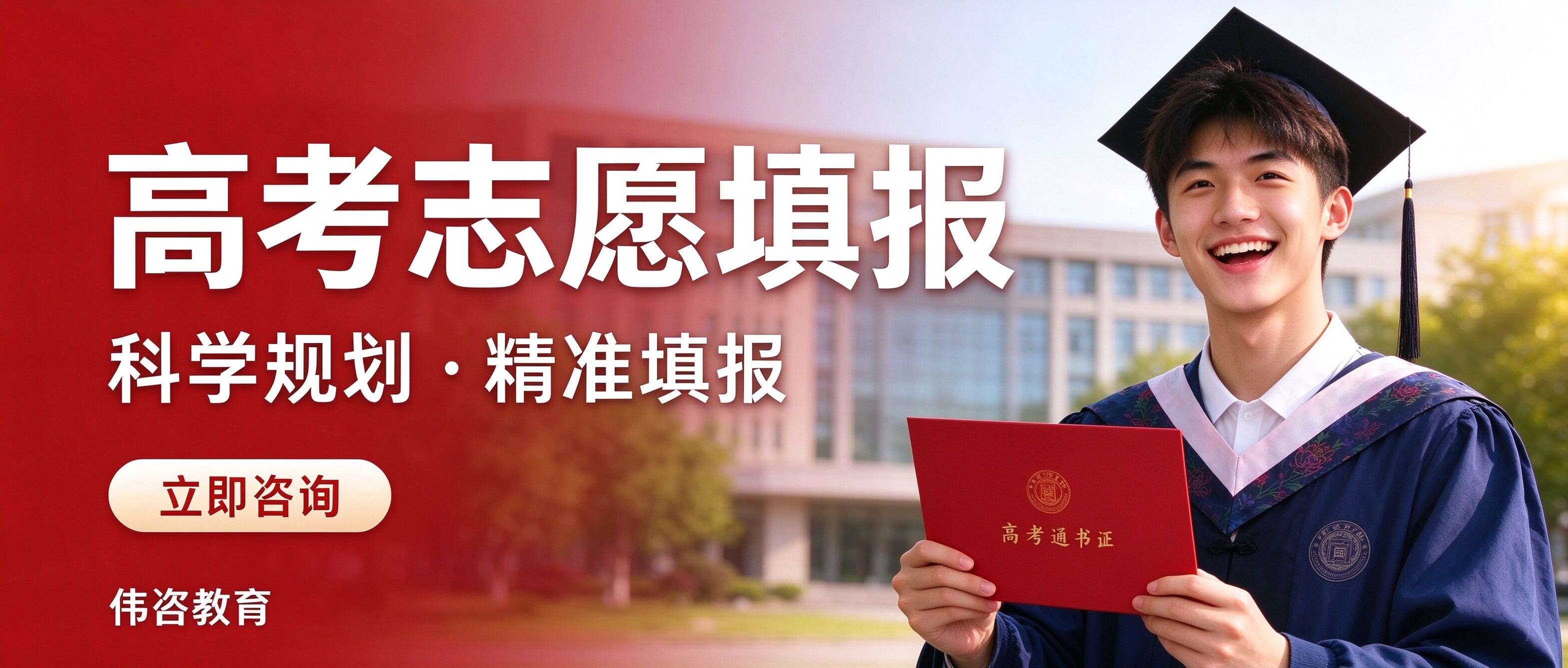 高考志愿填报 科学规划 精准填报 立即咨询 伟咨教育